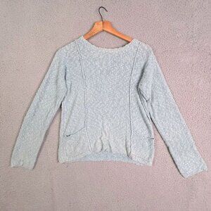 J JILL WOMENS SWEATER LT GREEN/TURQUOISE SIZE XS